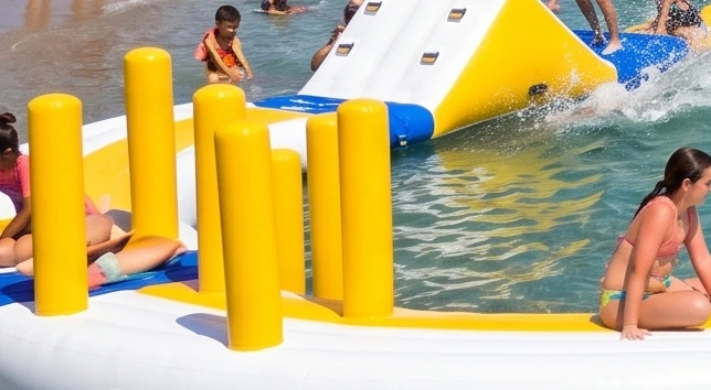Aqua Inflables juegos en la playa