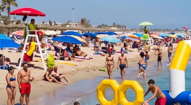 Aqua Inflables juegos en la playa